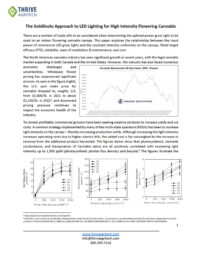 White Paper: The Goldilocks Approach: Choosing the Ideal Flower Light