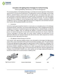 White Paper: Innovative LED Lighting Driver Strategies for Vertical Farming