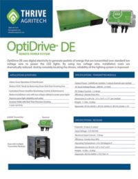 OptiDrive DE Data Sheet